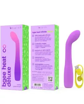 B Swish Bgee Heat Infinite Deluxe Vibrator - Lavendel Silikon