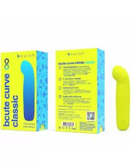 B Swish bCute Curve Infinite - Silikonvibrator Gelb