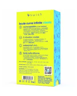 B Swish bCute Curve Infinite - Silikonvibrator Gelb