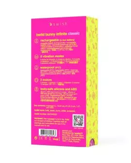 B Swish Bwild Bunny Infinite - Vibrator Rosa Silikon