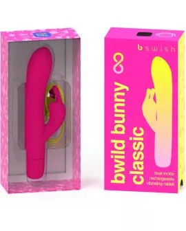 B Swish Bwild Bunny Infinite - Vibrator Rosa Silikon