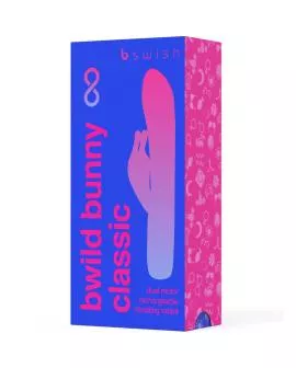 B Swish Bwild Bunny Infinite - Klassischer Vibrator aus blauem Silikon