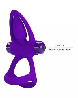 Pretty Love Vibratorring - 10 Vibrationen Lila Silikon