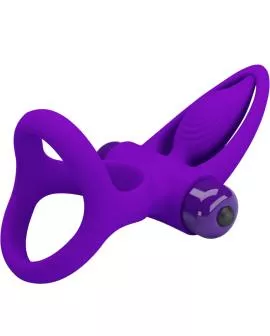 Pretty Love Vibratorring - 10 Vibrationen Lila Silikon