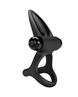 Pretty Love Vibrationsring - 10 Vibrationen Schwarzes Silikon