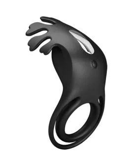 Pretty Love Ruben Vibratorring - 7 Vibrationen Schwarzes Silikon