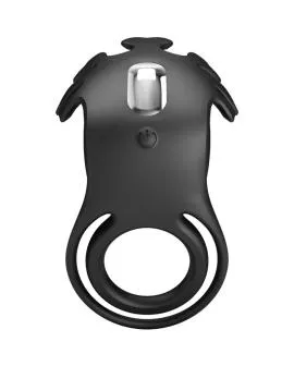 Pretty Love Ruben Vibratorring - 7 Vibrationen Schwarzes Silikon