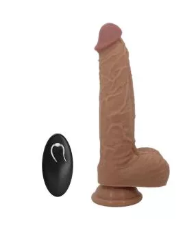PRETTY LOVE - JONATHAN SILIKONDILDO 3 VIBRATIONEN + 3 EINFÜHRMASSNAHMEN FERNBEDIENUNG 21 CM