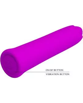 Pretty Love Curtis Mini Vibrator - Lila Silikon 12 Modi