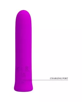 Pretty Love Curtis Mini Vibrator - Lila Silikon 12 Modi