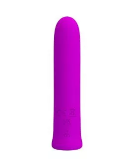 Pretty Love Curtis Mini Vibrator - Lila Silikon 12 Modi
