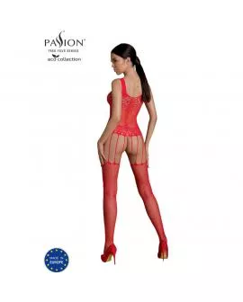 PASSION - ECO COLLECTION BODYSTOCKING ECO BS001 ROT