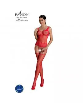 PASSION - ECO COLLECTION BODYSTOCKING ECO BS001 ROT