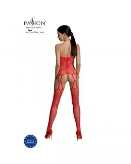 PASSION - ECO COLLECTION BODYSTOCKING ECO BS002 ROT
