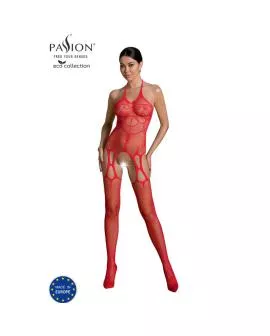 Passion - Eco Collection Bodystocking BS002 Rot