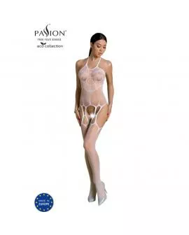 PASSION - ECO COLLECTION BODYSTOCKING ECO BS002 WEISS