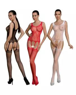 PASSION - Eco Collection Bodystocking ECO BS007 Schwarz