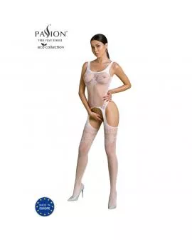 PASSION - ECO COLLECTION BODYSTOCKING ECO BS008 WEISS