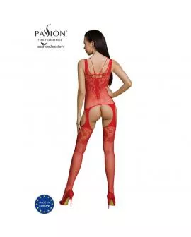 PASSION - ECO COLLECTION BODYSTOCKING ECO BS011 ROT