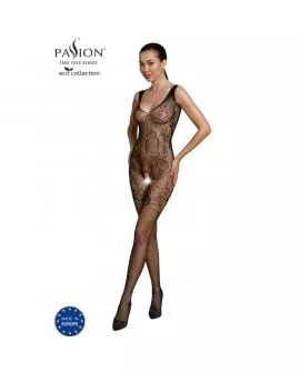 PASSION - ECO COLLECTION BODYSTOCKING ECO BS012 SCHWARZ