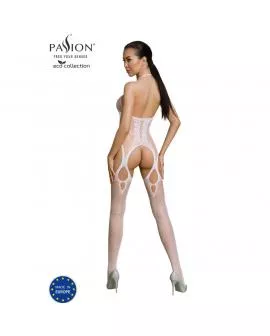 PASSION - ECO COLLECTION BODYSTOCKING ECO BS013 WEISS