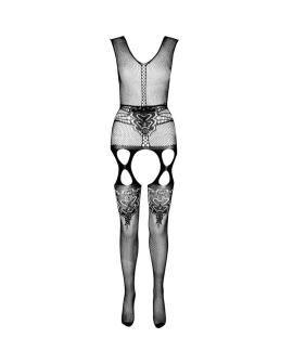 Passion - Eco Bodystocking BS014 Schwarz