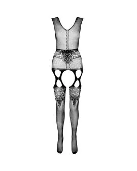Passion Eco Collection Bodystocking BS014 - Weiß