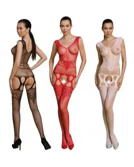 PASSION - ECO COLLECTION BODYSTOCKING ECO BS014 ROT