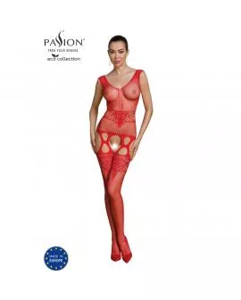 PASSION - ECO COLLECTION BODYSTOCKING ECO BS014 ROT