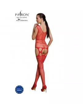 PASSION - ECO COLLECTION BODYSTOCKING ECO BS014 ROT