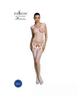 Passion Eco Collection Bodystocking BS014 - Weiß