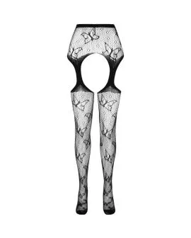 PASSION - Eco Collection Bodystocking S001 Schwarz