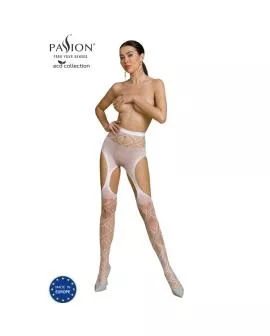 PASSION ECO Collection Bodystrumpf S005 - Weiß