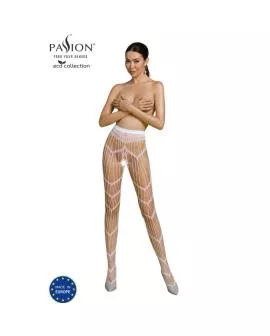 Passion - Eco Body stocking S006 Weiß