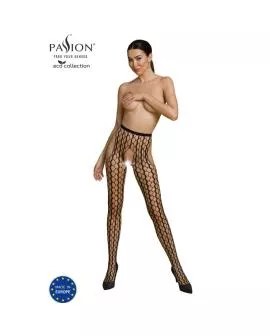 PASSION - Eco Collection Bodystocking Eco S007 Schwarz