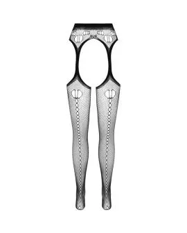 Passion - Eco Collection Bodystocking S008 Schwarz