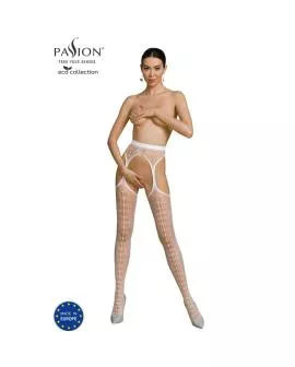 Passion - Eco Collection Bodystocking S008 Weiß