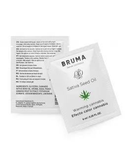 BRUMA - SATIVA-SAMENÖL-GLEITGEL MIT WÄRMENDEM CANNABISGESCHMACK 6 ml