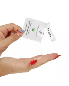 BRUMA Sativa-Samenöl-Gleitgel - Wärmend Cannabisgeschmack 6 ml