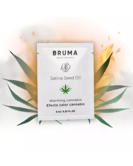 BRUMA - SATIVA-SAMENÖL-GLEITGEL MIT WÄRMENDEM CANNABISGESCHMACK 6 ml