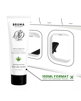 BRUMA - SATIVA-SAMENÖL-GLEITGEL MIT WÄRMENDEM CANNABISGESCHMACK 100 ml