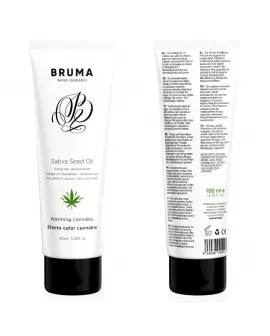 BRUMA - SATIVA-SAMENÖL-GLEITGEL MIT WÄRMENDEM CANNABISGESCHMACK 100 ml