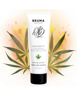 BRUMA - SATIVA-SAMENÖL-GLEITGEL MIT WÄRMENDEM CANNABISGESCHMACK 100 ml