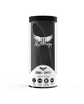 Mythology - Cobi Onyx Anal-Dildo mit Ring 13 cm Silikon