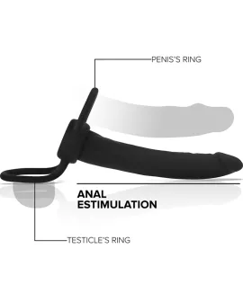 Mythology - Cobi Onyx Anal-Dildo mit Ring 13 cm Silikon