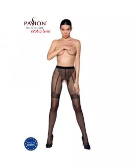 Passion - Tiopen 016 Schwarze Strumpfhose 20 Den