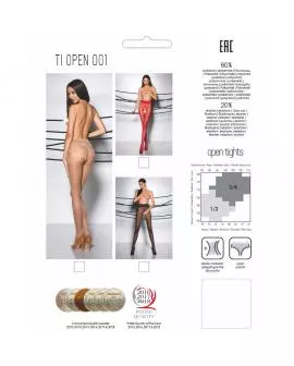 Passion Tiopen 001 - Schwarze Strumpfhose 20 Den 1/2