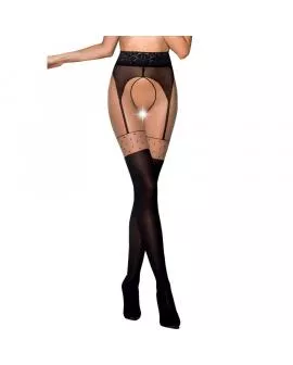 Passion Tiopen 003 - Schwarze Strumpfhose 20/40 Den