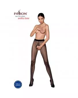 Passion - Tiopen 009 Schwarze Strumpfhose 20 Den 1/2