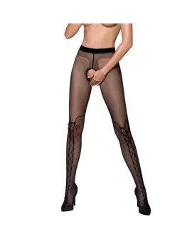 Passion - Tiopen 009 Schwarze Strumpfhose 20 Den 1/2
